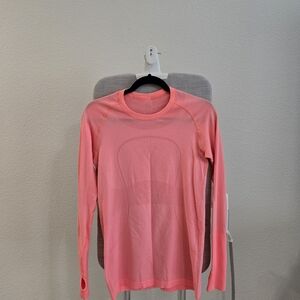 lululemon athletica Coral Long Sleeve Tee